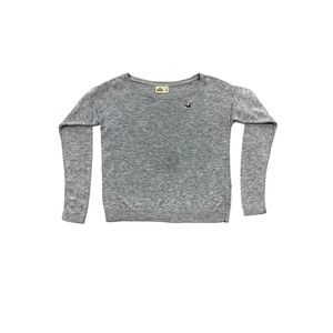 Hollister Girls Casual Sweater Grey Size S